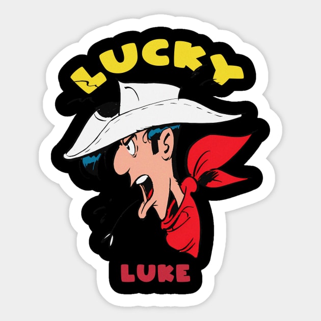 Lucky Luke Sticker by lazymost